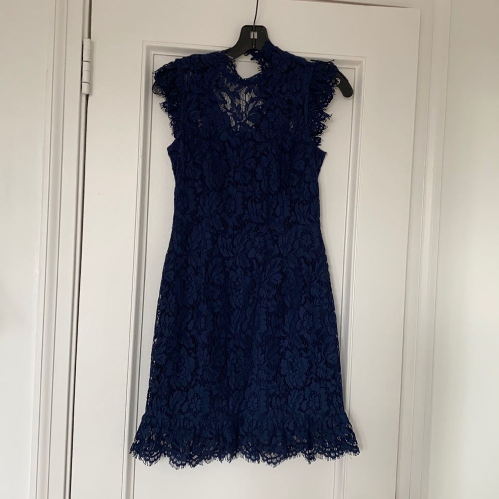 Navy Lace Dress